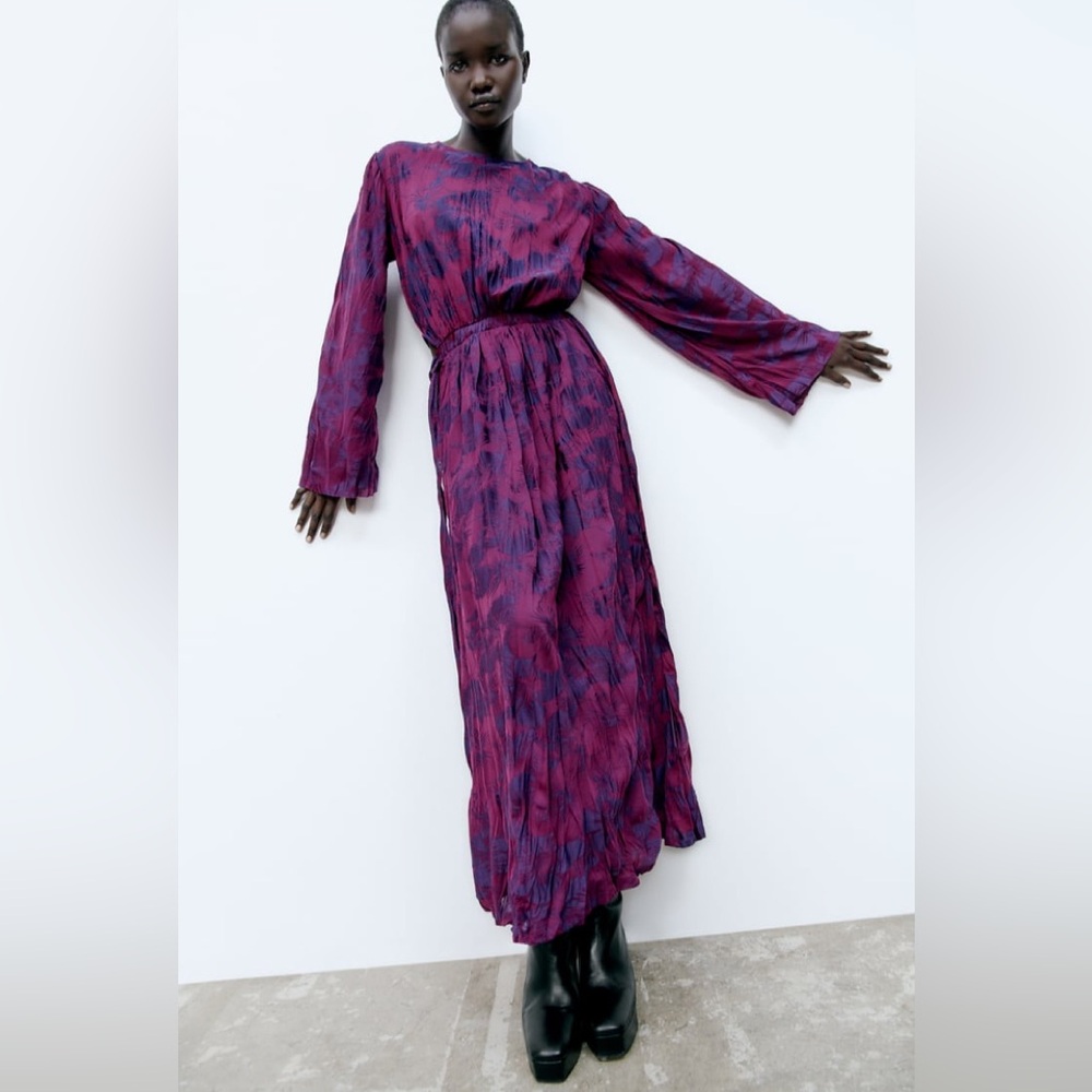 Zara purple dress size S